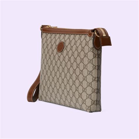 gucci supreme messenger bag uk|Messenger bag with interlocking g.